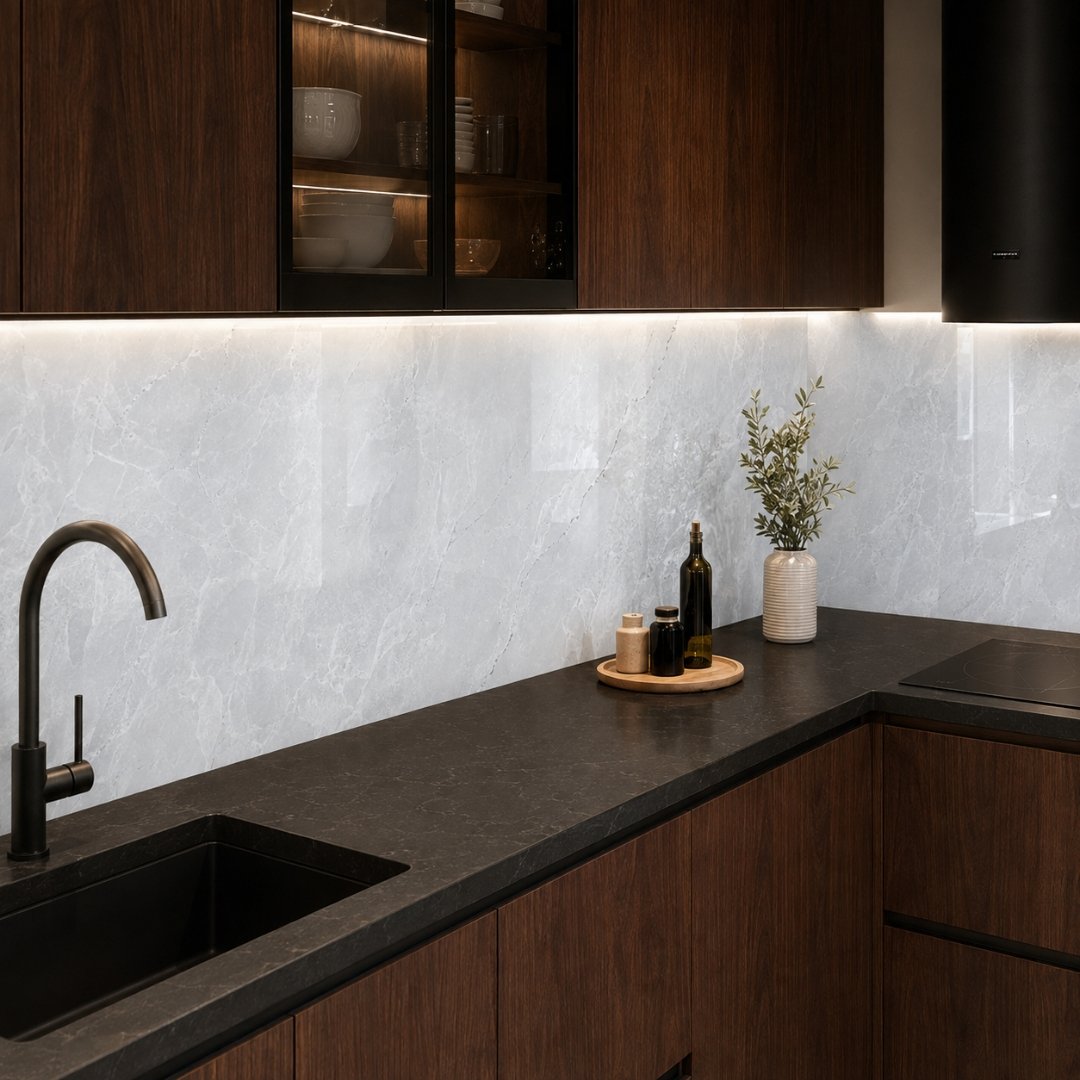AL Martic Azul Marble & Stone Kitchen Tiles - My Home Studio